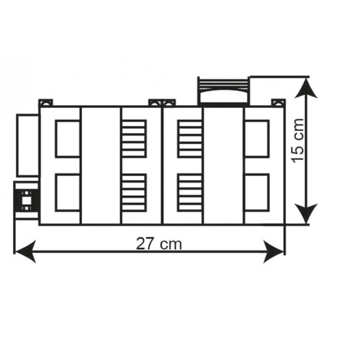 Bâtiment administratif Minier avec atelier-HO 1/87-KIBRI 39848