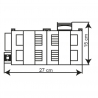 Bâtiment administratif Minier avec atelier-HO 1/87-KIBRI 39848