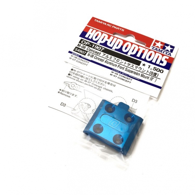 Support suspension avant alu 0° M08 - 1/10 - TAMIYA 54907