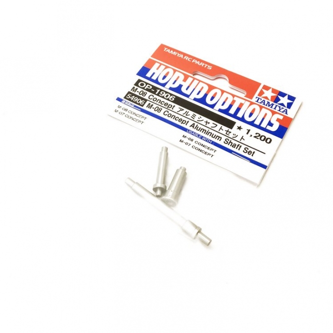 Set de 3 axes en aluminium M08 / M07 - 1/10 - TAMIYA 54906