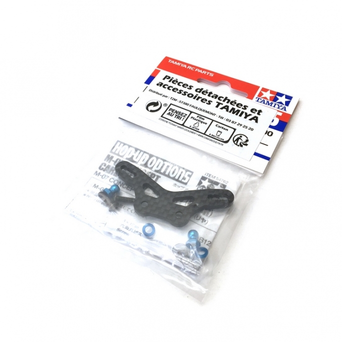 Support amortisseur arr carbone M07 - 1/10 - TAMIYA 54762