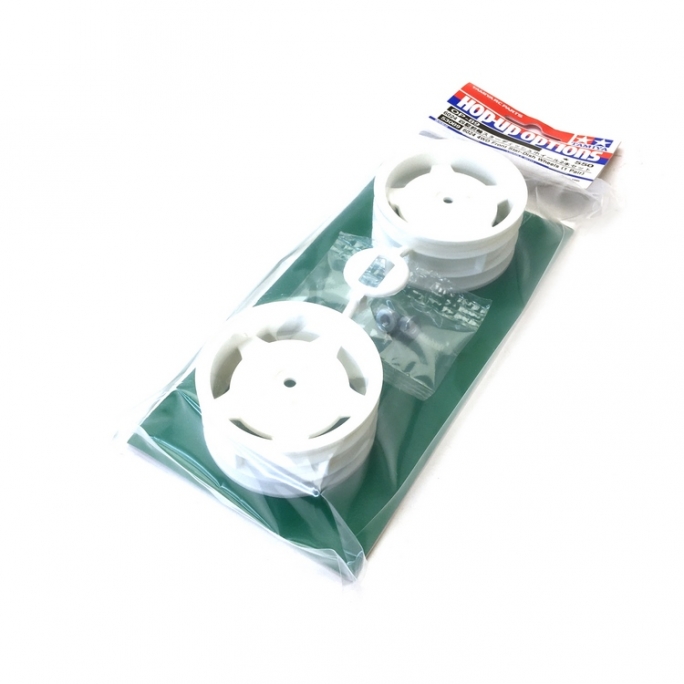 2 Jantes Av Blanches TT02B - 1/10 - TAMIYA 53089