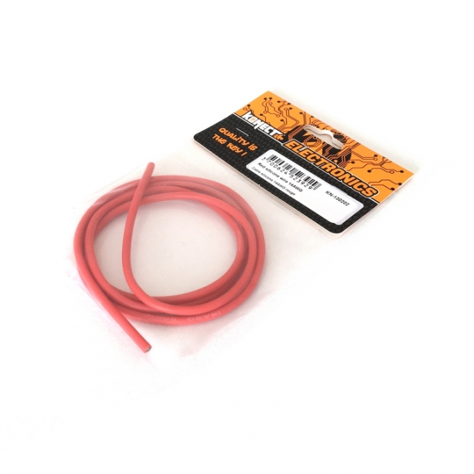 Câble silicone 14AWG Rouge - 1/10 - KONECT KN-130202