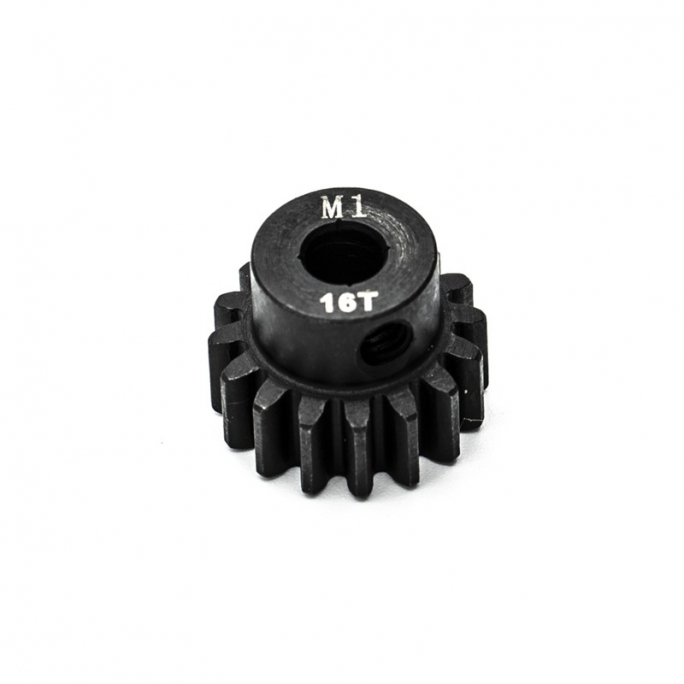 Pignon moteur M1 Ø5mm 16 dents en acier -  KONECT KN-180116