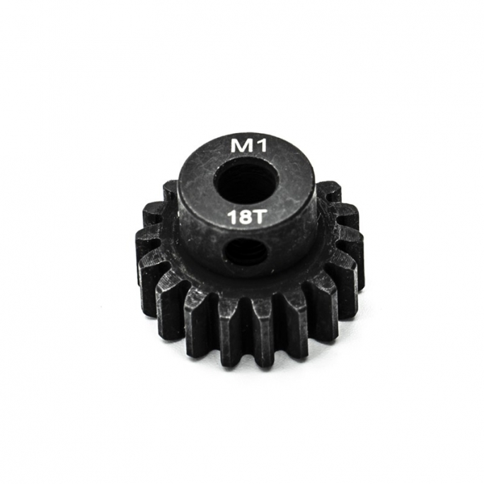 Pignon moteur M1 Ø5mm 18 dents en acier -  KONECT KN-180118