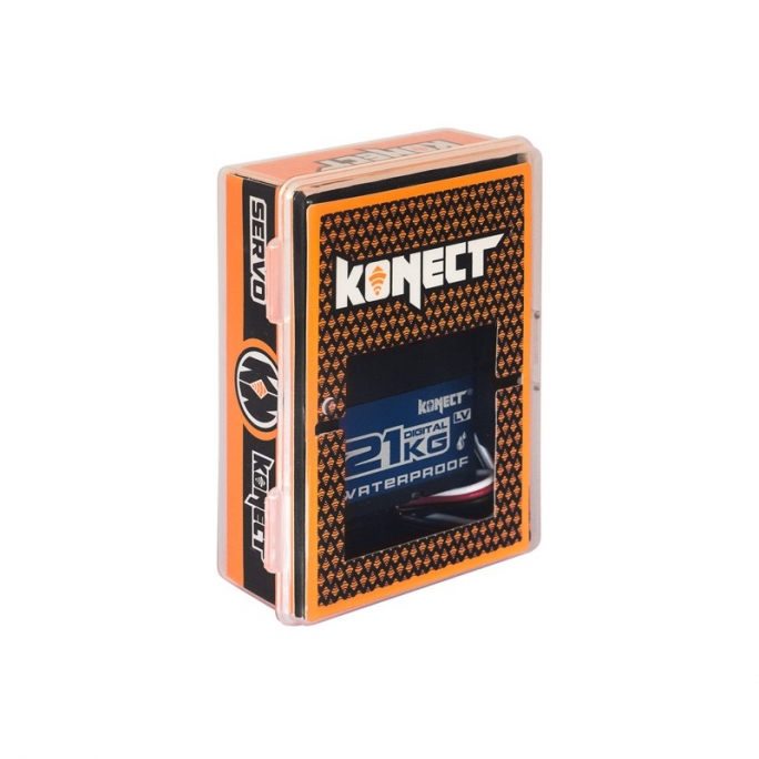 Servo digital 21Kg-0.16S étanche, pignon métal -  KONECT KN2113LVWP