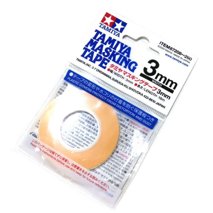 Recharge bande cache 3mm-TAMIYA 87208