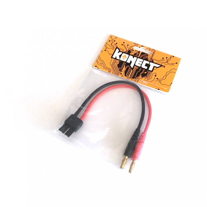 Cordon de charge Traxxas 150 mm - 1/10 -  KONECT KN-130053