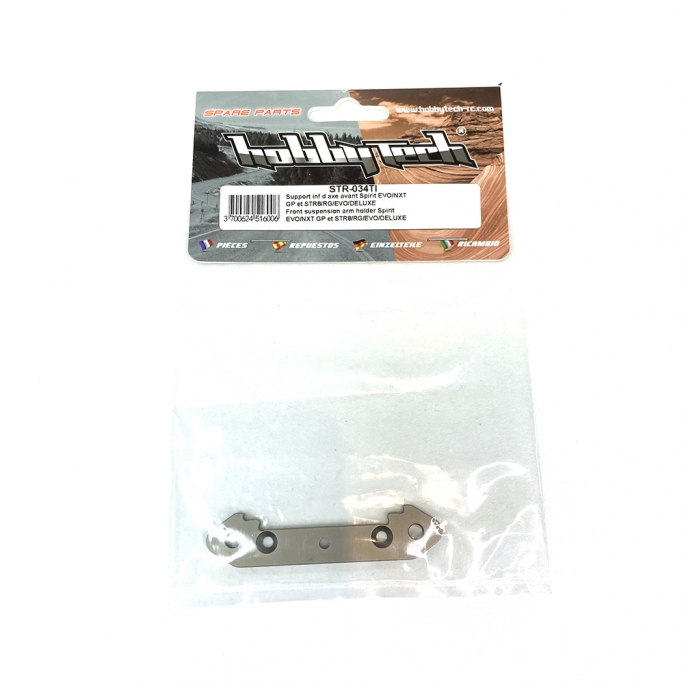 Support inferieur d'axe avant - 1/10 - HOBBYTECH STR034TI