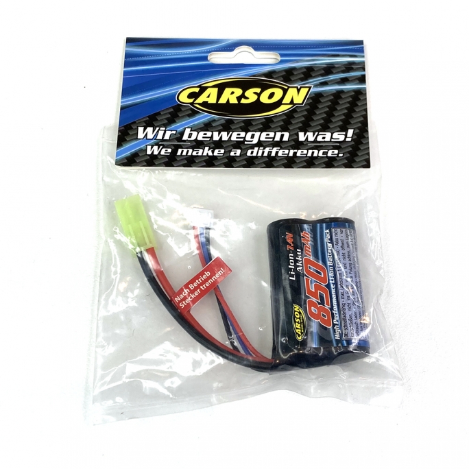 Batterie 7.4V / 850mAh Power LiION Mini-TAM - CARSON 500608147