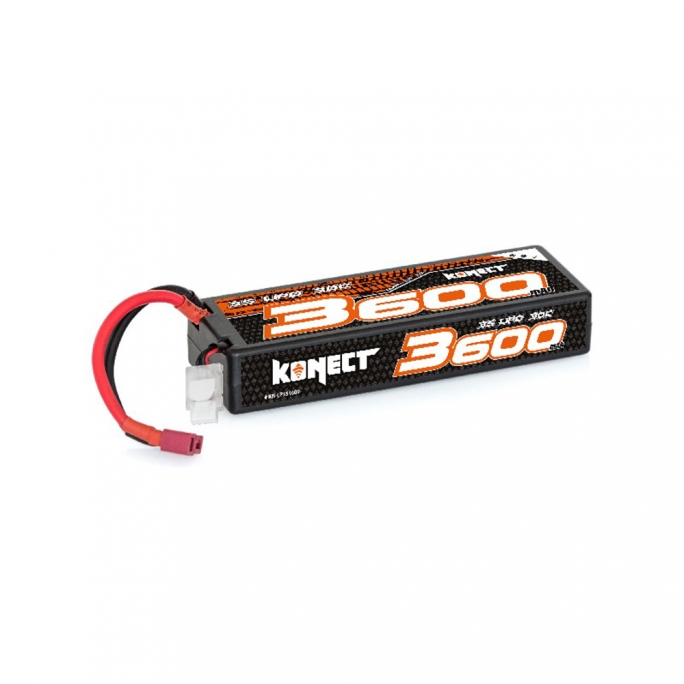 Accu Lipo 3600MAH 11.1V 30C SLIM PACK DEAN - KONECT KNLP3S3600