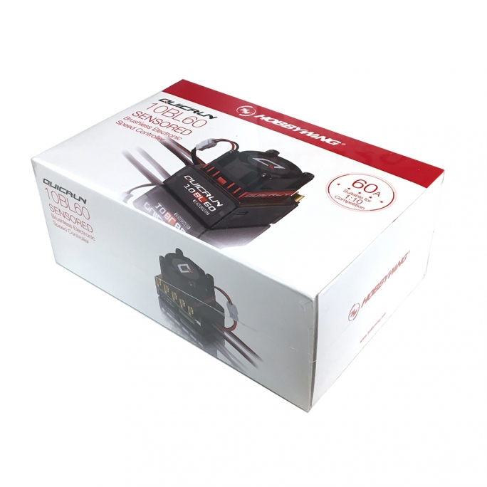 Variateur QUICRUN 10BL60 SENSORED - 1/10 - Hobbywing HW30108000