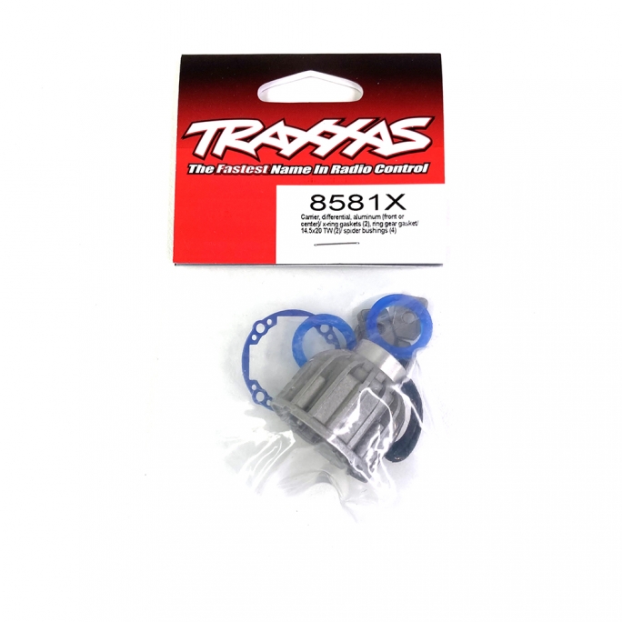 Corps de différentiel en Aluminium avec joints - TRAXXAS 8581X - 1/10