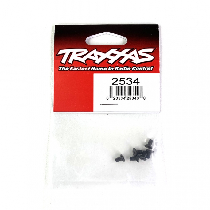 Vis BTR Fraisée 3 x 6 mm (x6) - TRAXXAS 2534