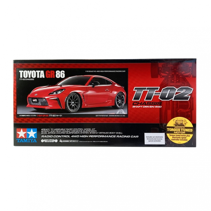 Toyota GR 86 TT02 4WD Kit - TAMIYA 58694 - 1/10