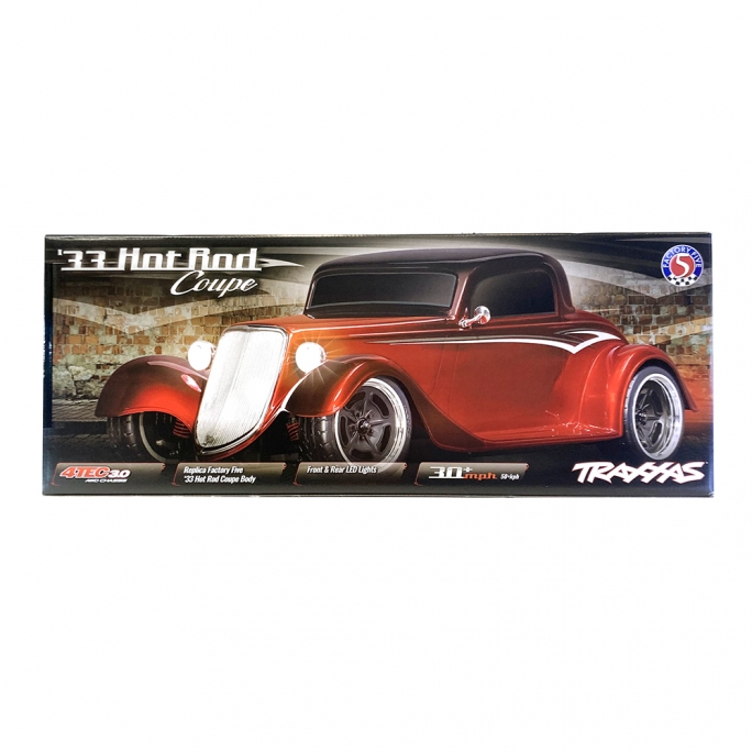 Hot Rod Ford 33 Factory 5 Coupé 4-Tec 3.0 TSM Rouge - TRAXXAS 930444RED - 1/10