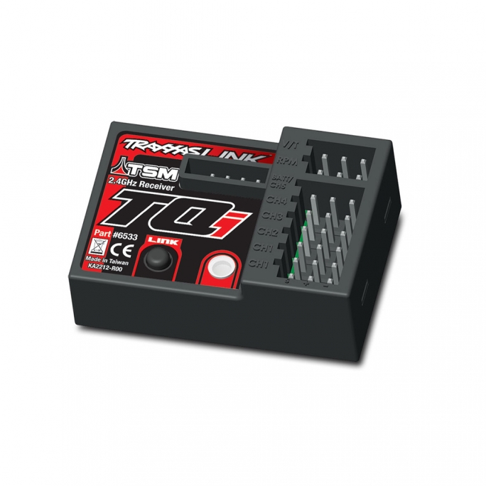 Récepteur, micro, TQi 2,4 GHz avec télémétrie et TSM (5 canaux) - TRAXXAS 6533