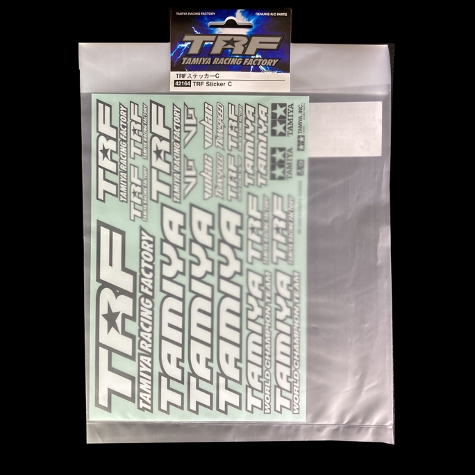 Planche de Stickers TAMIYA TRF - TAMIYA 42164 - 1/10