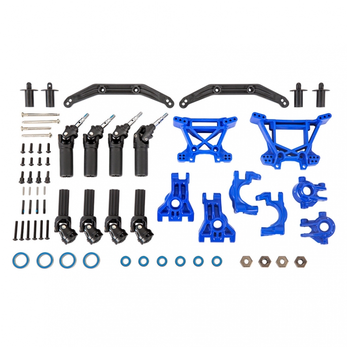 Transmission Renforcée, Upgrade Kit, Bleu - TRAXXAS 9080X