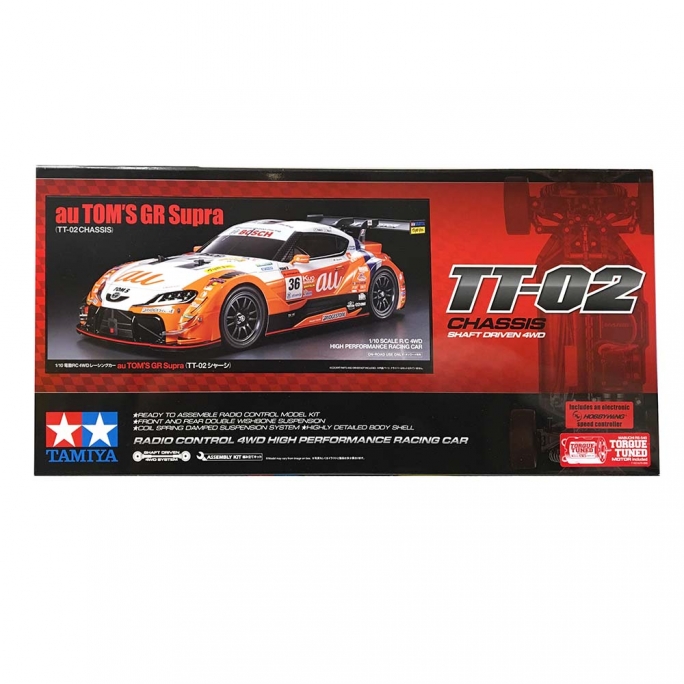 Toyota GR Supra GT500 TOM’S TT02 - TAMIYA 58703 - 1/10