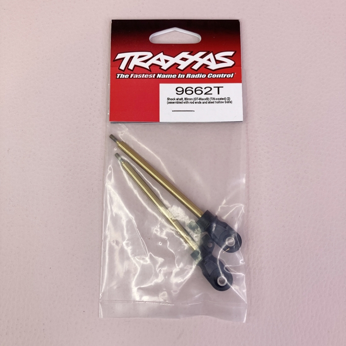 Axes d'amortisseur Etain, GT-Maxx, 80mm (x2), Sledge - TRAXXAS 9662T