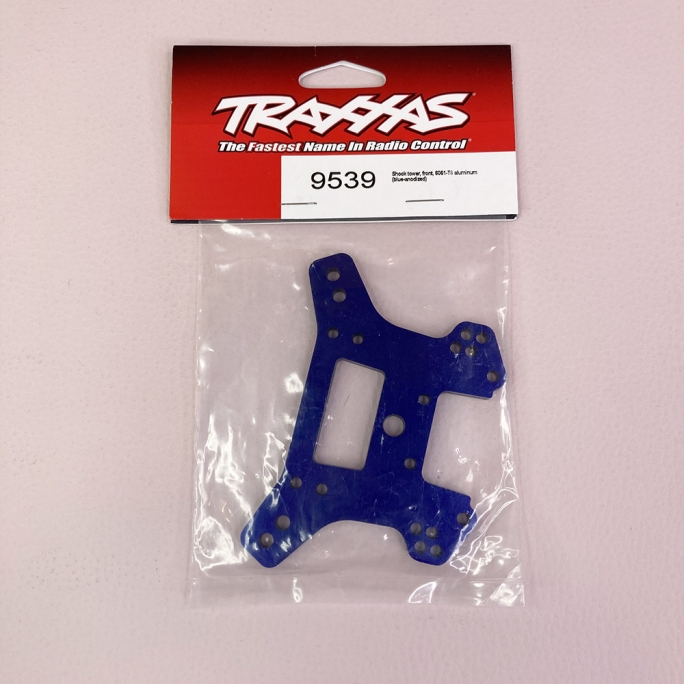 Support Amortisseurs Avant, Aluminium Bleu, Sledge - TRAXXAS 9539