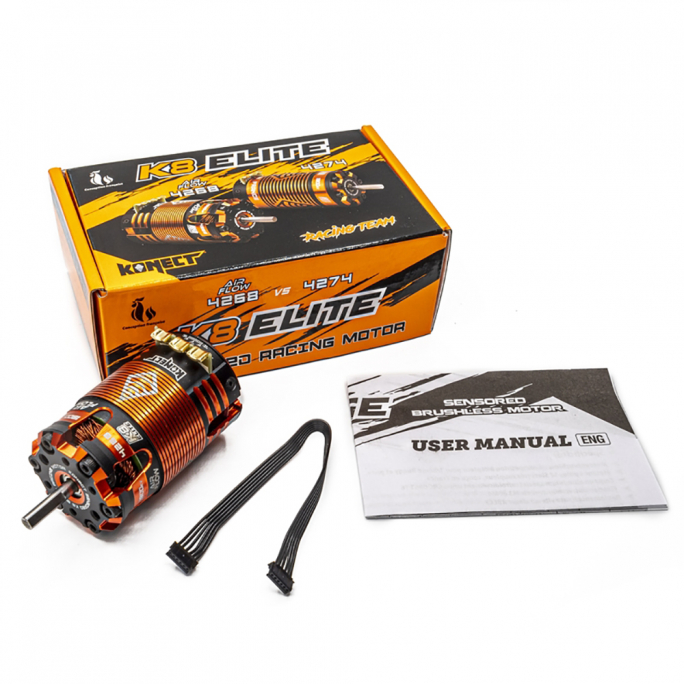 Moteur Brushless K8 Elite 4274 - 2000 KV racing - KONECT KNK08010006