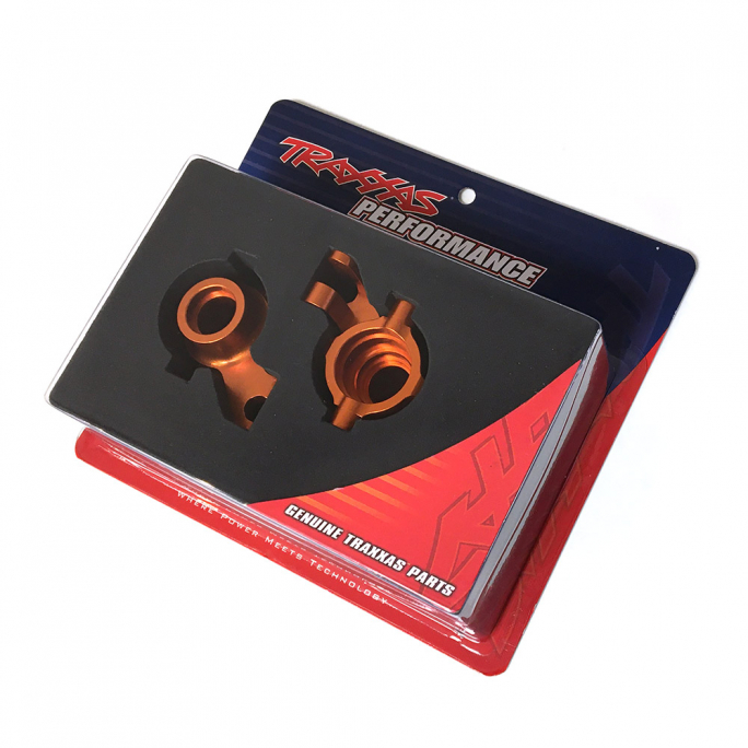 Fusées AV Aluminium, Maxx (x2), Orange - Traxxas 8937A