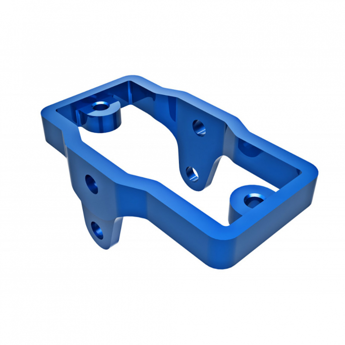 Support de Servo Aluminium Bleu TRX-4M - TRAXXAS 9739BLUE