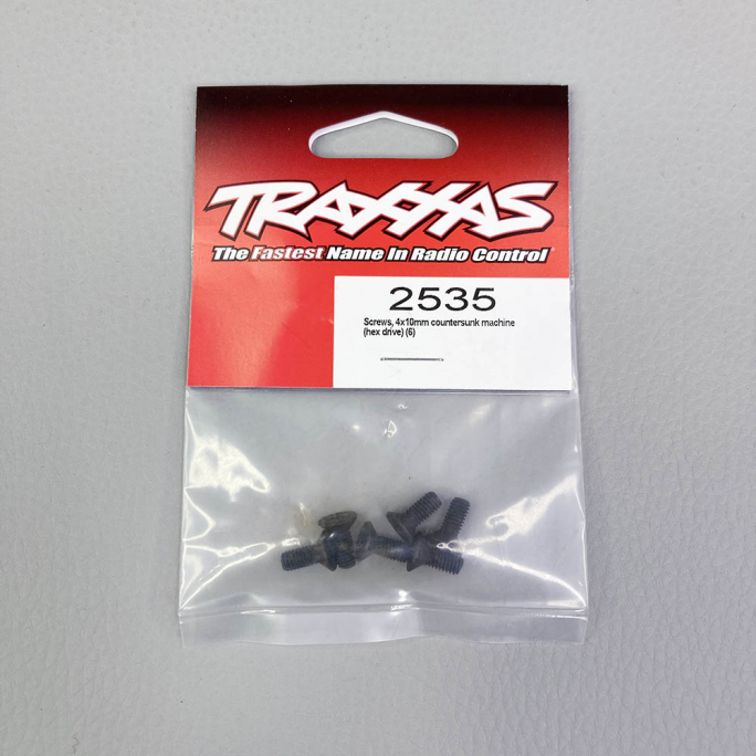 Vis BTR 4x10mm Tête Fraisée (x6) - TRAXXAS 2535