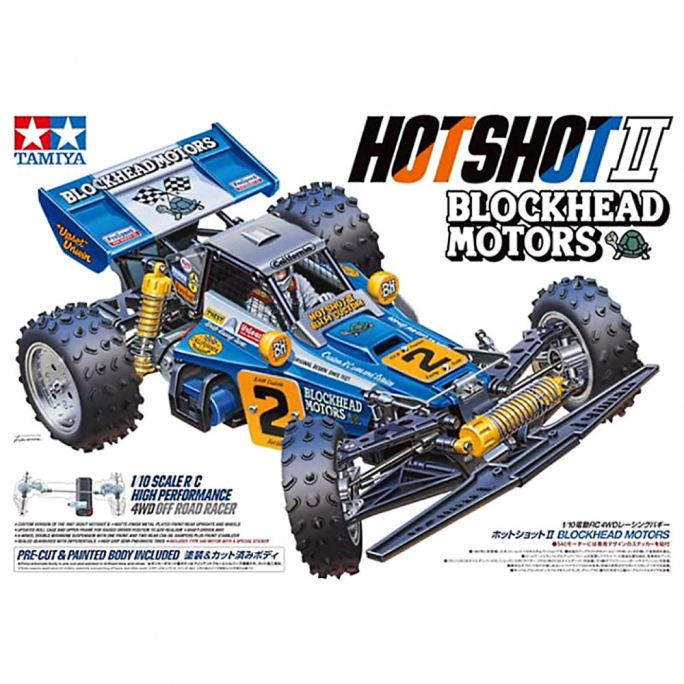 Buggy Hot Shot II Blockhead Motors - TAMIYA 58710