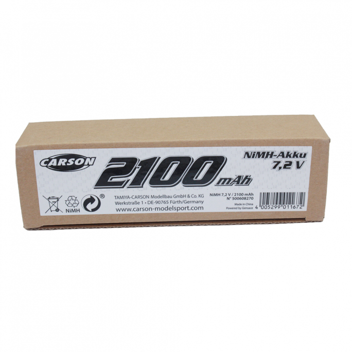 Accu 2100 mAh 7.2V NiMH - CARSON 500608270