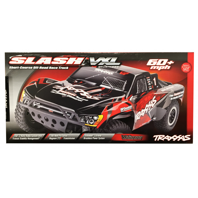 Slash 2wd VXL Brushless Pro séries, Orange - TRAXXAS 5807674ORNG - 1/10