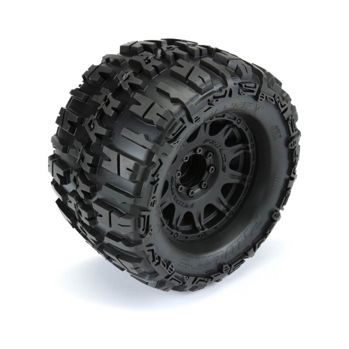 Roues Trencher XF/R 3,8" MT Black Raid (x2) - Pro Line 118410 - 1/8