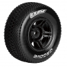 Roues SC-GROOVE soft, SLASH 4X4 F/R BLACK (x2) - LOUISE LT3146SBTR - 1/10