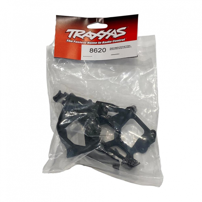 Support de châssis avant et arrière + vis pour E-Revo VXL Brushless - TRAXXAS 8620