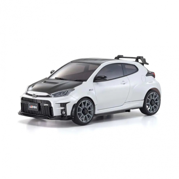 Toyota GRMN Yaris Circuit, AWD, RTR, Mini-Z, Blanc - KYOSHO 32640PW