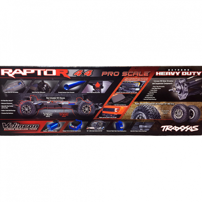 Ford F-150 Raptor R 4x4 VXL TSM ID RTR Fox - TRAXXAS 1010764FOX - 1/10