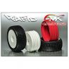 2 roues à monter Buggy, Rapid (gomme 0/18° et jantes blanches) - 6MIK TKU100018 - 1/8