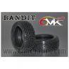 2 roues à monter Buggy, Bandit (gomme bleue et jantes blanches) - 6MIK TKU8B - 1/8