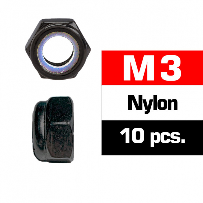Ecrous freins M3 nylon (x10) - ULTIMATE UR165300