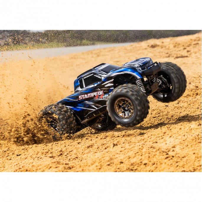 STAMPEDE 4X4 VXL HD, Brushless, RTR, Bleu - TRAXXAS 90376-4-BLUE - 1/10