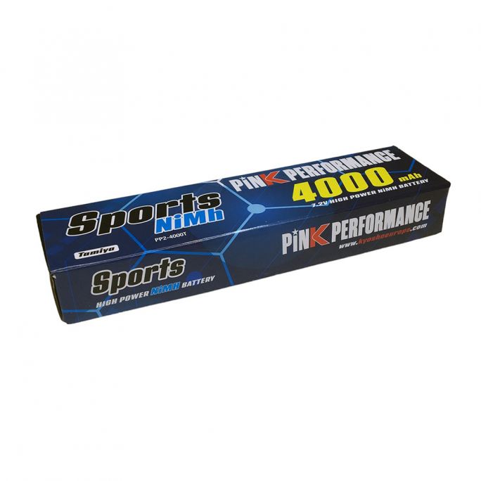 Batterie Sports NiMh 7.2V, 4000Mah - Pink Performance PP2-4000T