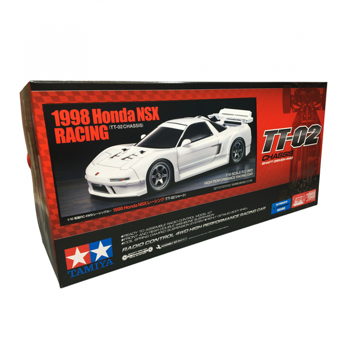 Honda NSX Racing, TT02, Brushed, Kit à monter - Tamiya 58739 - 1/10