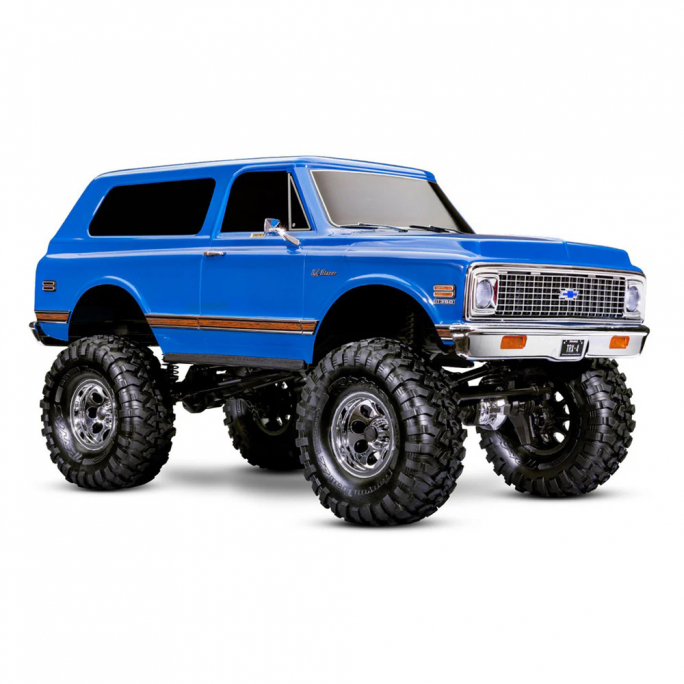 TRX-4 Chevrolet Blazer 1972 High Trail, RTR, Bleu - TRAXXAS 92086-4-BLUE - 1/10