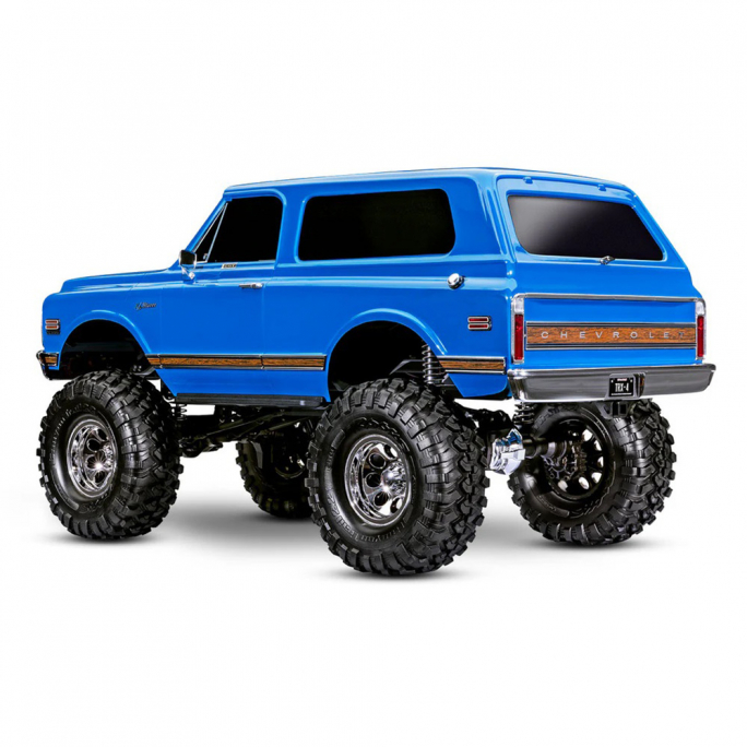 TRX-4 Chevrolet Blazer 1972 High Trail, RTR, Bleu - TRAXXAS 92086-4-BLUE - 1/10