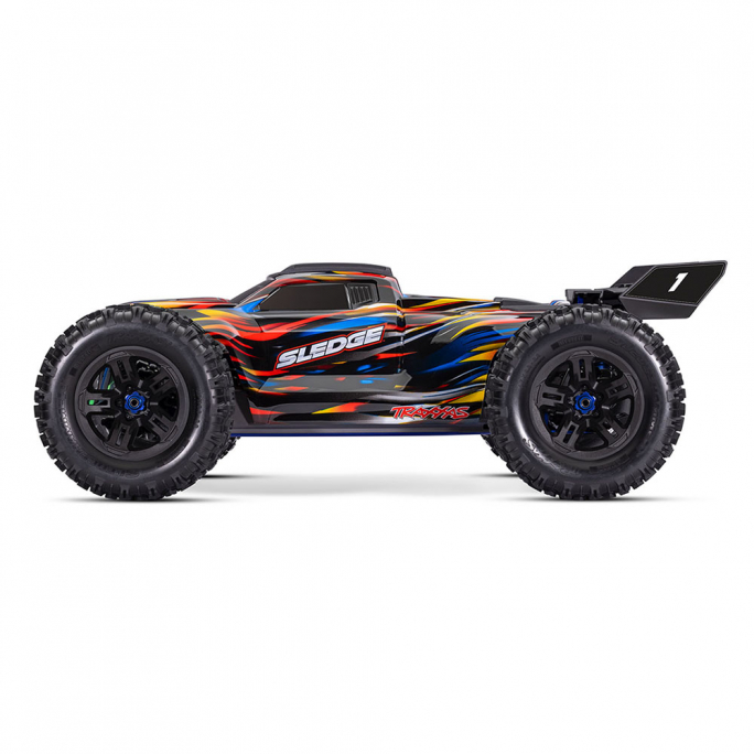 Sledge 4x4 Brushless belted, RTR, brillant Bleu - TRAXXAS 95096-4-BLUE - 1/8