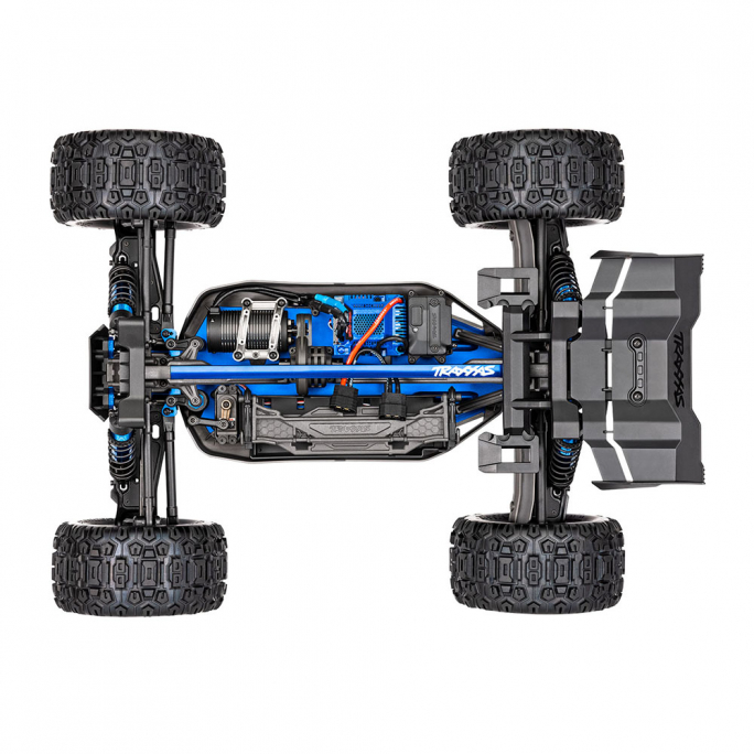 Sledge 4x4 Brushless belted, RTR, brillant Bleu - TRAXXAS 95096-4-BLUE - 1/8