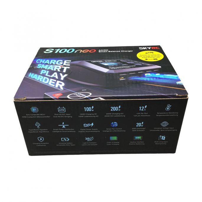 Chargeur S100 neo (1-6S) 100W AC/DC - SKYRC SKY100202