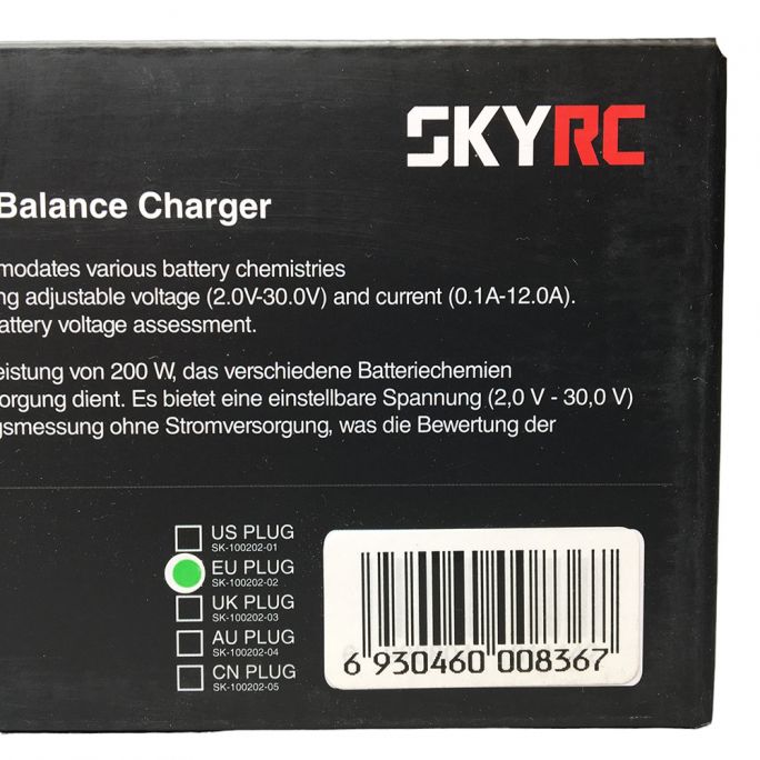 Chargeur S100 neo (1-6S) 100W AC/DC - SKYRC SKY100202